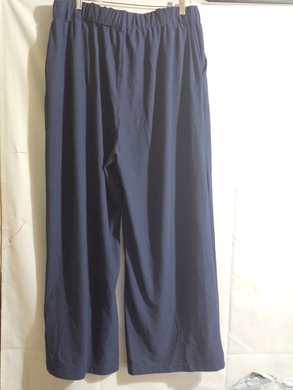 Halara Flex™ High Waisted Pocket Wide Leg Waffle Work Pants Size XL Blue - Picture 5 of 8